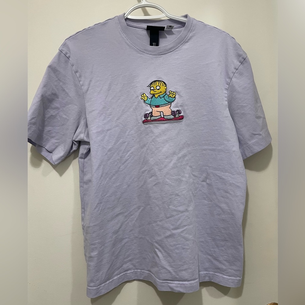 H&M Simpson Ralph Skateboarding T-Shirt, relaxed Size Small